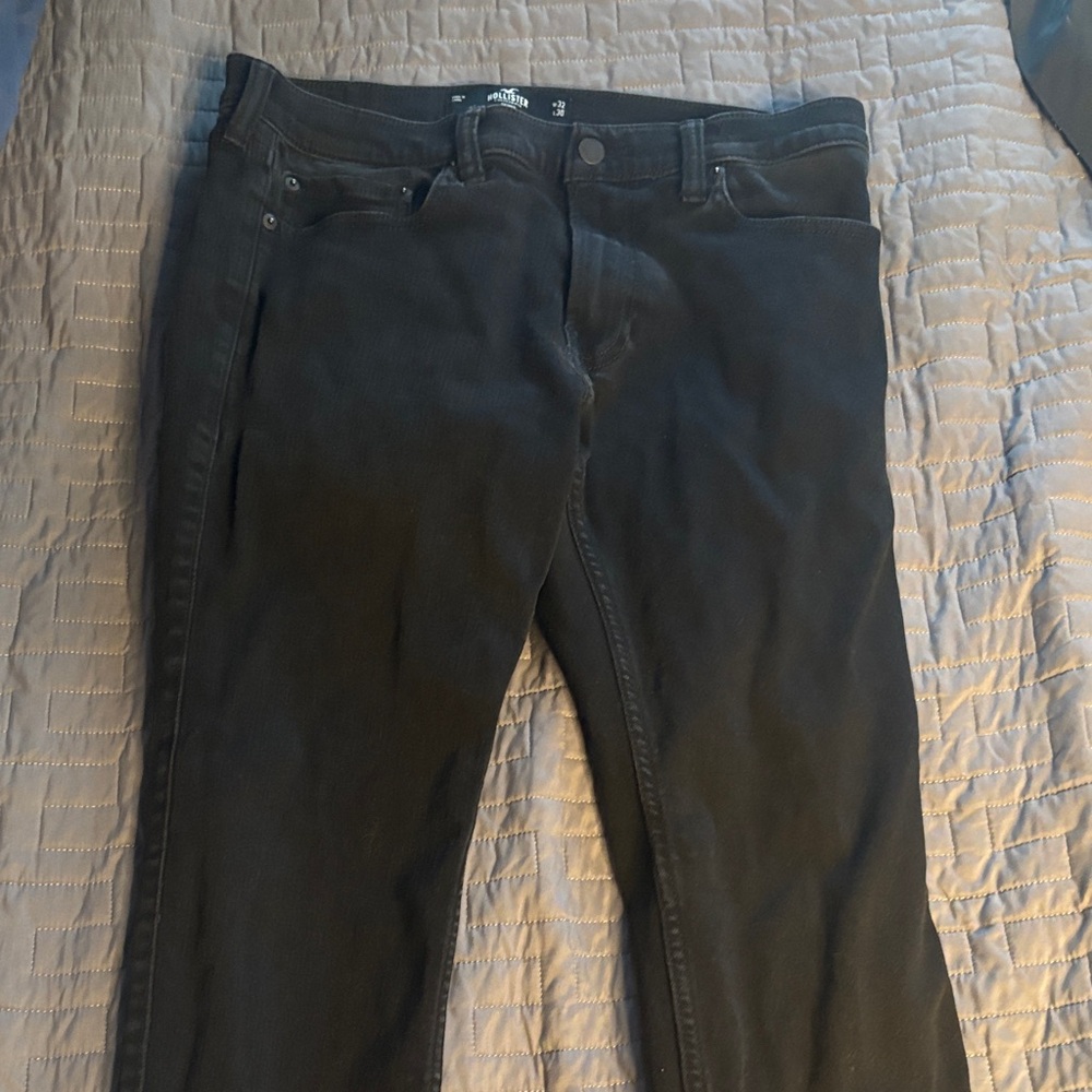 Hollister Men's Skinny Jeans - Black